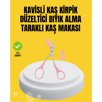KESGİN MARKET ® Kaş, Kirpik ve Tırnak Çevresi Temizliği İçin Çok Fonksiyonlu Makas