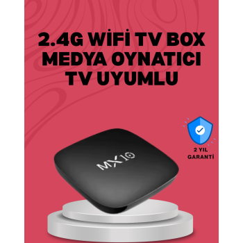 KESGİN MARKET ® 4K UHD Android Medya Oynatıcı 8 GB Hafıza 2 GB RAM Wi-Fi Destekli