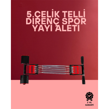 KESGİN MARKET ® Ayarlanabilir Elastik Yaylı Ergonomik Tasarımlı Kas Güçlendirme Seti
