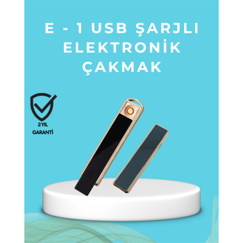 KESGİN MARKET ® Elektronik Çakmak – Lüks Tasarım, Rüzgarda Sönmez