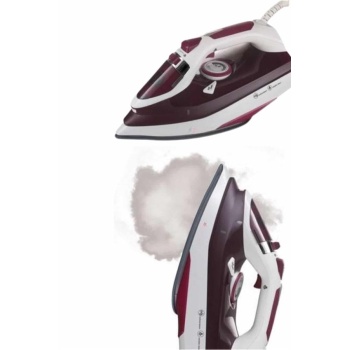 KESGİN MARKET ® Modern Tasarım 2200W Dayanıklı Buharlı Seramik Kaplama Ütü