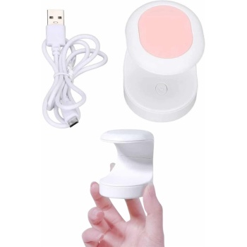 KESGİN MARKET ® Protez Tırnak Kurutucu Kalıcı Oje Led Oje Kurutucu UV Işınlı Taşınabilir