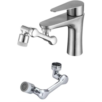 KESGİN MARKET ® Mutfak Musluk Başlığı 1080 Derece Dönebilir Oynar Başlıklı Musluk Aparatı