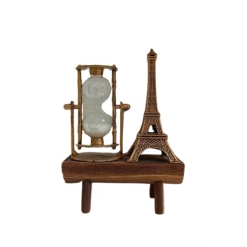 KESGİN MARKET ® Paris Eyfel Kulesi Hediyelik Eyfel Retro Kum Saati Dekoratif Eşya