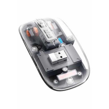 KESGİN MARKET ® Kablosuz Mouse Fare Şarjlı Bluetooth Wireless Çift Modlu Sessiz