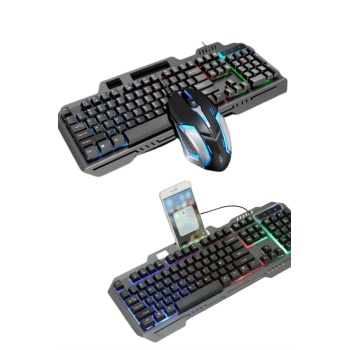 KESGİN MARKET ® RGB Işıklı   Oyuncu Klavye Q Klavye Mouse Hediyeli