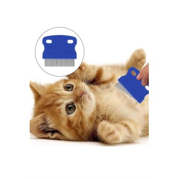 KESGİN MARKET ® Kedi Köpek Tüy Bit Pire Toplayıcı Toplama Temizleme Tarağı Tarak Seti 4lü Set