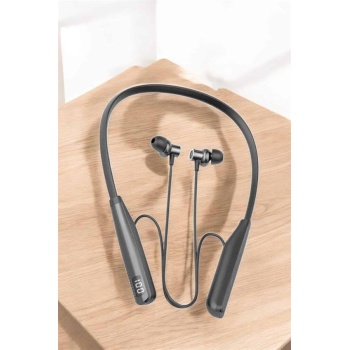 KESGİN MARKET ® Boyun Askılı Bluetooth Kulaklık Uzun Şarj Süreli Dijital Göstergeli Kablolu