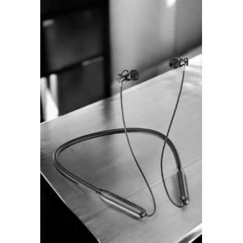 KESGİN MARKET ® Dijital Göstergeli Kulak İçi Kablosuz Bluetooth Kulaklık Boyun Bantlı