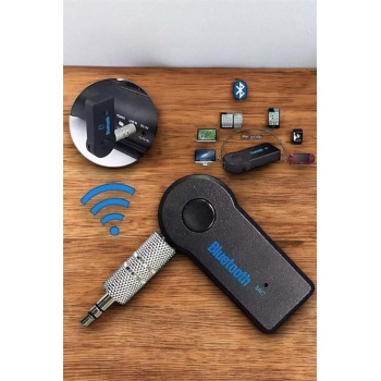 KESGİN MARKET ® Tüm Araçlara Uyumlu Aux Car Bluetooth Kablosuz Araç Bağlantı Kiti