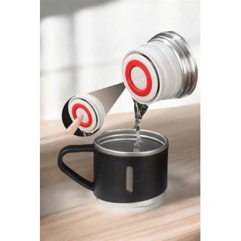 KESGİN MARKET ® Paslanmaz Çelik 3’lü Termos Seti Vakumlu ve 8 Saat Isı Koruma