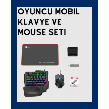 KESGİN MARKET ® Kablosuz Mobil Oyun Kiti – 5 Parça Tam Set