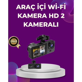 KESGİN MARKET ® Araç İçi Dikiz Kamerası Sürüş Kaydedici 3 Lensli DVR Kamera