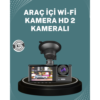 KESGİN MARKET ® Gece Görüşlü DVR 3 Lensli Araç İçi Sürüş Kamerası Video Kaydedici