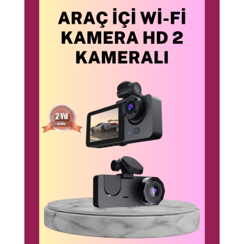 KESGİN MARKET ® Yol Kayıt Araç Kamerası HD DVR 3 Kameralı 2.0in Ekranlı Ön İç Arka