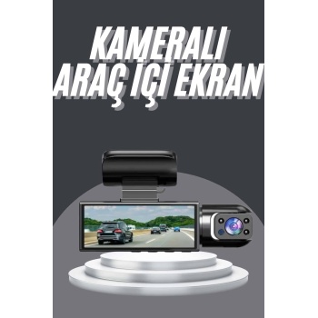 KESGİN MARKET ® Video ve Fotoğraf Kaydedici Sürüş Kamerası Ön ve Arka Çift Kameralı