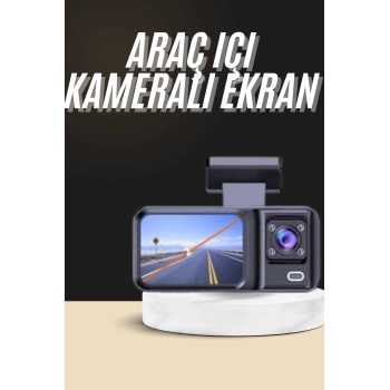 KESGİN MARKET ® 1080p Sürüş Kaydedici 2 İnç Araç Araba Ön İç Arka DVR IPS Ekran