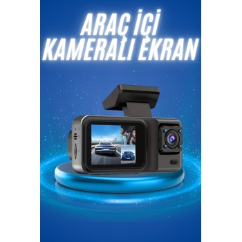KESGİN MARKET ® Ekranlı Sürüş Kaydedici DVR Ön ve Arka Kameralı Full HD Çözünürlüklü