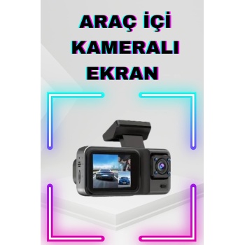 KESGİN MARKET ® 2 İnç Araç İçi Kameralı Ekran 1080P Full HD Kaliteli Hafıza Kart Destekli