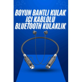 KESGİN MARKET ® Boyun Bantlı SD Kart Girişli Yüksek Perfomanslı Bluetooth Kulaklık