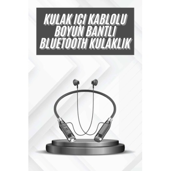 KESGİN MARKET ® Bluetooth Kulaklık 120 Saat Kullanım Süresi Boyun Askılı Bluetooth Kablosuz Kulaklık