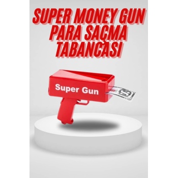 KESGİN MARKET ® Para Saçma Tabancası Kırmızı Para Fırlatma Oyuncağı Parti Eğlencesi