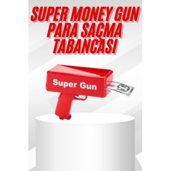 KESGİN MARKET ® Çocuklara Özel Eğlenceli Para Saçma Makinası Parti Oyuncağı Kırmızı