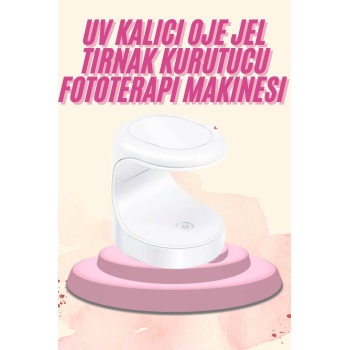 KESGİN MARKET ® Mini Taşınabilir Kalıcı Oje Jel Tırnak Kurutucu Fototerapi Makinesi