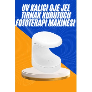 KESGİN MARKET ® Protez Tırnak Kurutucu Kalıcı Oje Led Oje Kurutucu UV Işınlı Taşınabilir