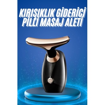 KESGİN MARKET ® Kırışıklık Giderici Yüz Masaj Aleti Pilli Cilt Bakım Cilt Sıkılaştırma Derinlemesine Temizler