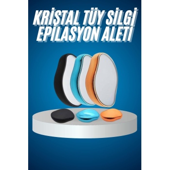 KESGİN MARKET ® Tüy Silgi Kristal Epilasyon Acısız Ağrısız ve Pratik Epilasyon Aleti