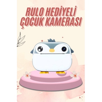 KESGİN MARKET ® Dijital HD Video Kamera Çocuk Fotoğraf Makinesi  Anlık Termal Rulo