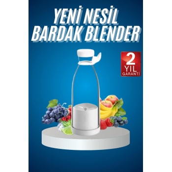 KESGİN MARKET ® Meyve Sıkacağı Taşınabilir USB Elektrikli Blender Mini