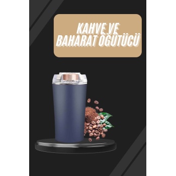 KESGİN MARKET ® Dayanıklı Paslanmaz Çelik Kolay Kullanım Kahve Ve Baharat Öğütücü