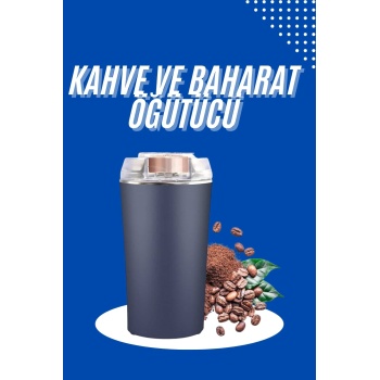KESGİN MARKET ® Yeni Nesil Kahve ve Baharat Öğütücü Paslanmaz Çelik Kahve Değirmeni