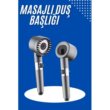KESGİN MARKET ® Masaj Etkili Duş Başlığı Yeni Nesil Çok Fonksiyonlu Ayarlanabilir Filtreli