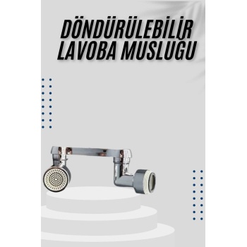 KESGİN MARKET ® Dönebilen Musluk Başlığı Akrobat Mutfak Banyo Musluk Ucu Başlığı Oynar Başlıklı