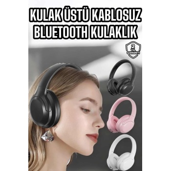 KESGİN MARKET ® Kablosuz Bluetooth Kulaklık ANC/ENC Destekli Kulak Üstü Yüksek Ses Kaliteli