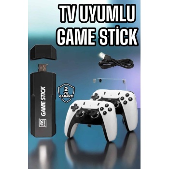 KESGİN MARKET ® Game Stick Retro 8K ULTRA HD Video Oyun Konsolu Android Tv Özelliği