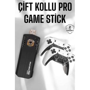 KESGİN MARKET ® Joystick Çift Kollu Oyun Kolu Retro Oyun Yüksek Çözünürlüklü 3D Game