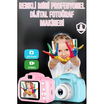KESGİN MARKET ® Çocuk Kamerası Profesyonel Hafif Ve Uzun Ömürlü USB Şarjlı 2.0 İnç