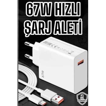 KESGİN MARKET ® 67W Şarj Aleti Turbo Hızlı Type-C Şarj
