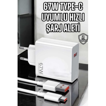 KESGİN MARKET ® Şarj Aleti Turbo Hızlı 67W Type-C Hızlı Şarj
