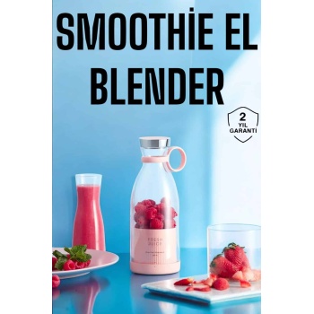 KESGİN MARKET ® El Blender Bardak Blender Şarjlı Taşınabilir Meyve Sıkcağı Smoothie
