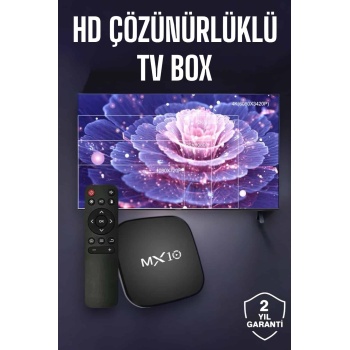 KESGİN MARKET ® TV Box Android Uyumlu 4 Çekirdekli WİFİ Bağlantılı 4K