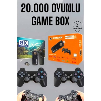 KESGİN MARKET ® 8K Premium 20.000 Oyunlu Gamebox TV Uyumlu