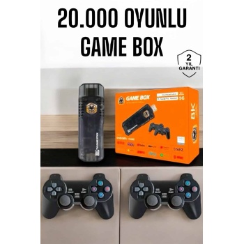 KESGİN MARKET ® 20.000 Oyunlu Premium Model Oyun Konsolu 8k Android Tv HD Game Stick