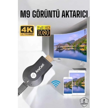 KESGİN MARKET ® M9 Plus Görüntü Aktarıcı Wifi Aktarıcı HD Görüntü Kalitesi