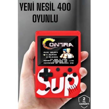 KESGİN MARKET ® Çocuklara Özel SUP 400 Oyunlu Mini Oyun Konsolu