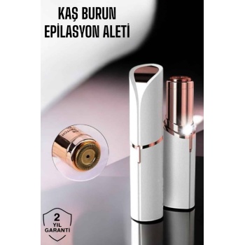 KESGİN MARKET ® Taşınabilir ve Şık Yüz Kaş Epilatörü Hassas Ciltlere Özel